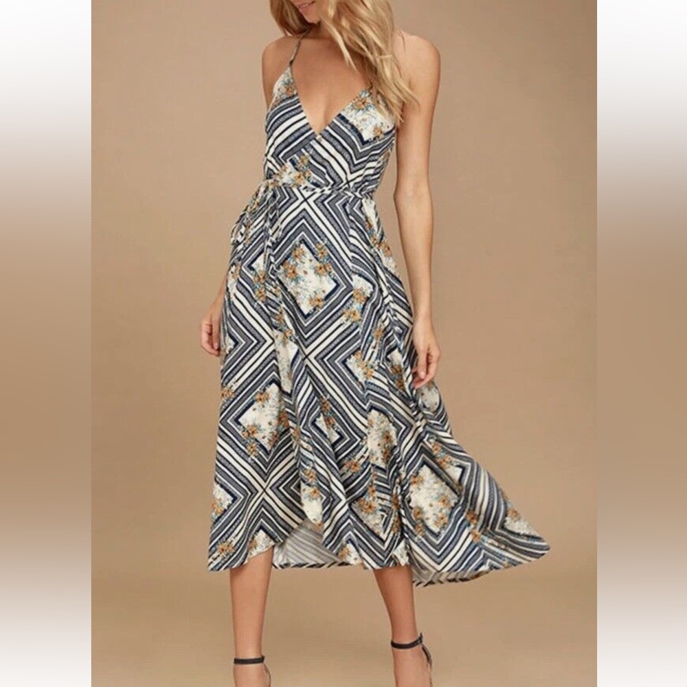Women’s O’neill Leelee Wrap Tie Dress Size Medium